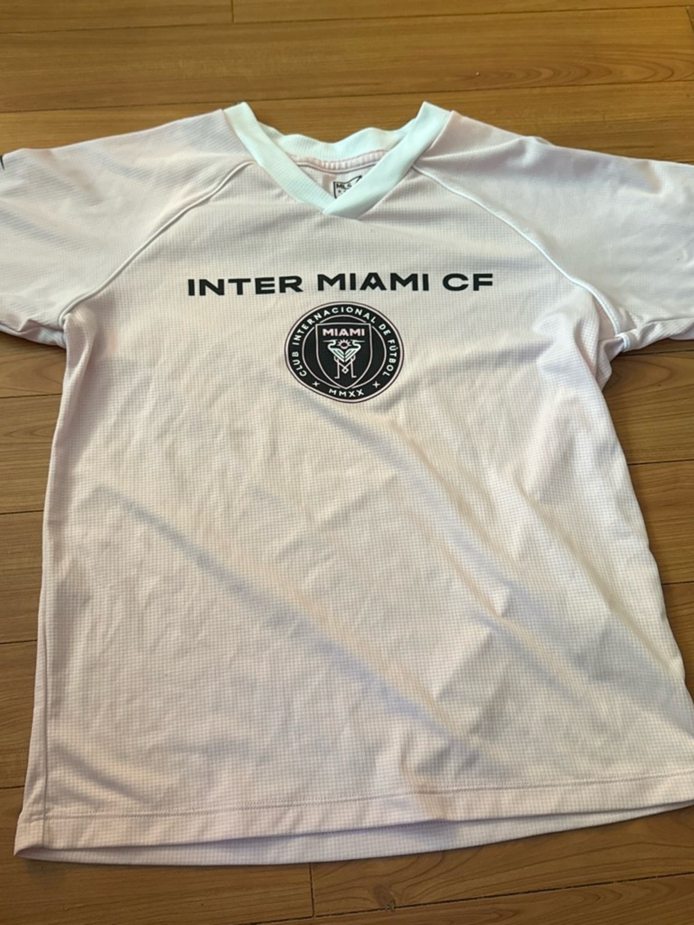 Kids Pink Inter Miami Soccer Jersey